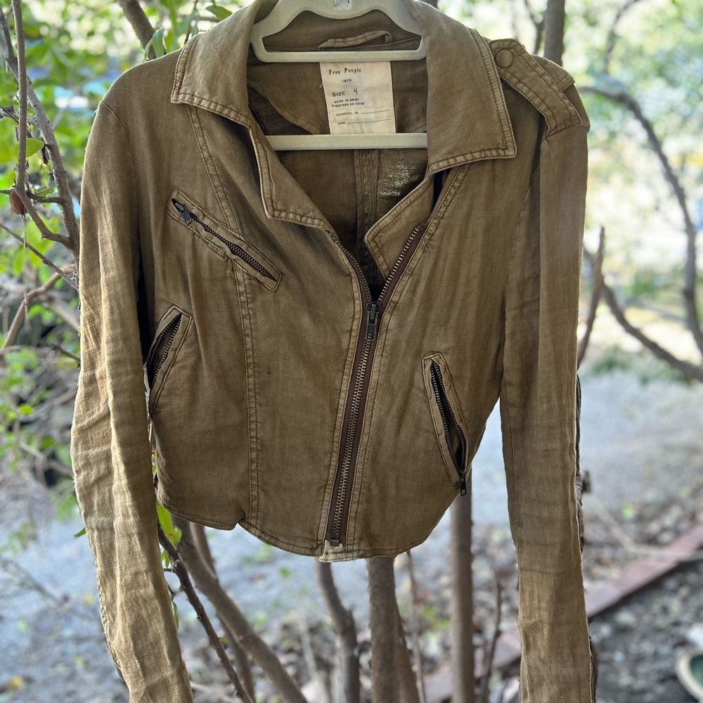 Free People Women's Tan Jacket (M)